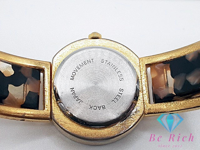 [A1R] Grace Bangle Watch White Multicolor SS GP Quartz Watch [m3v]