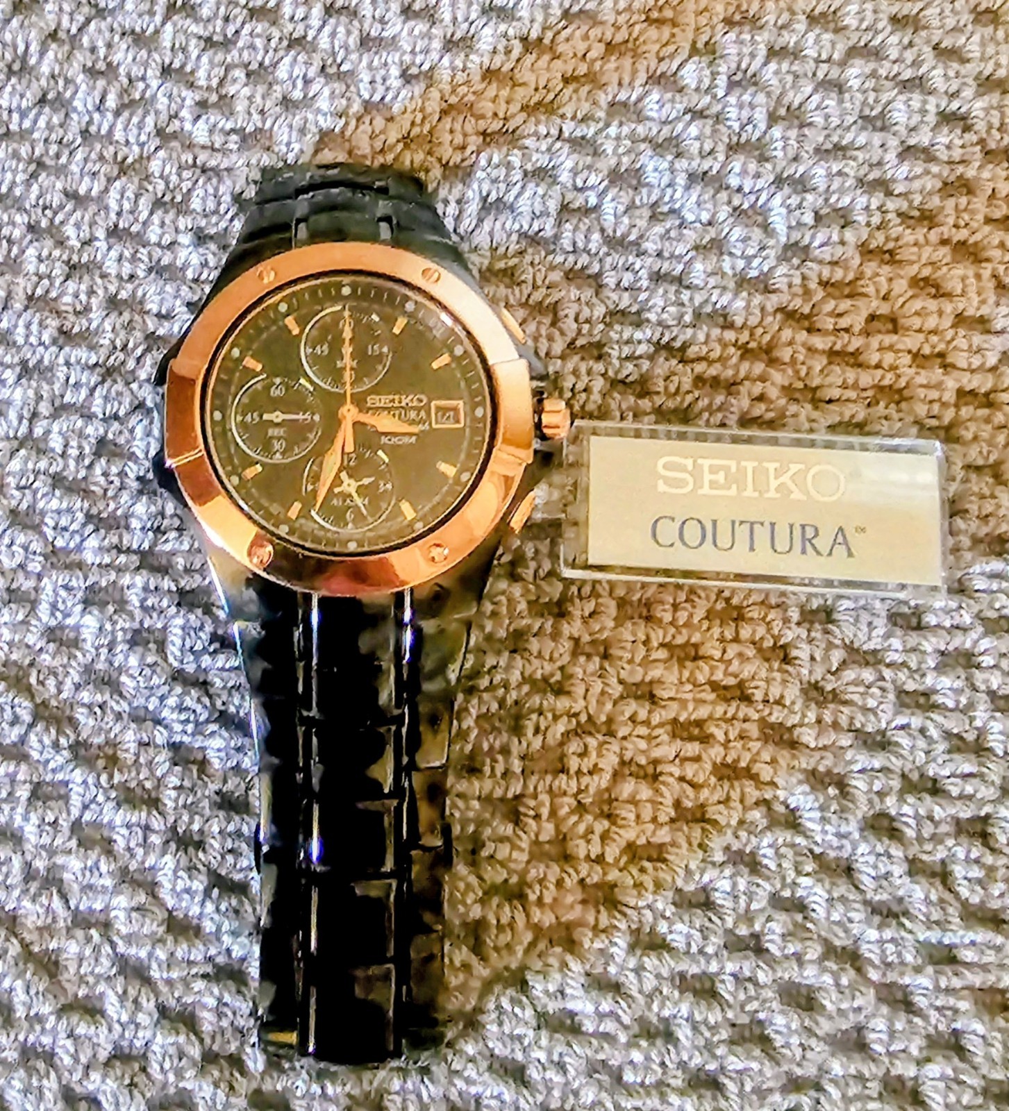 Seiko coutura chronograph Watch.
