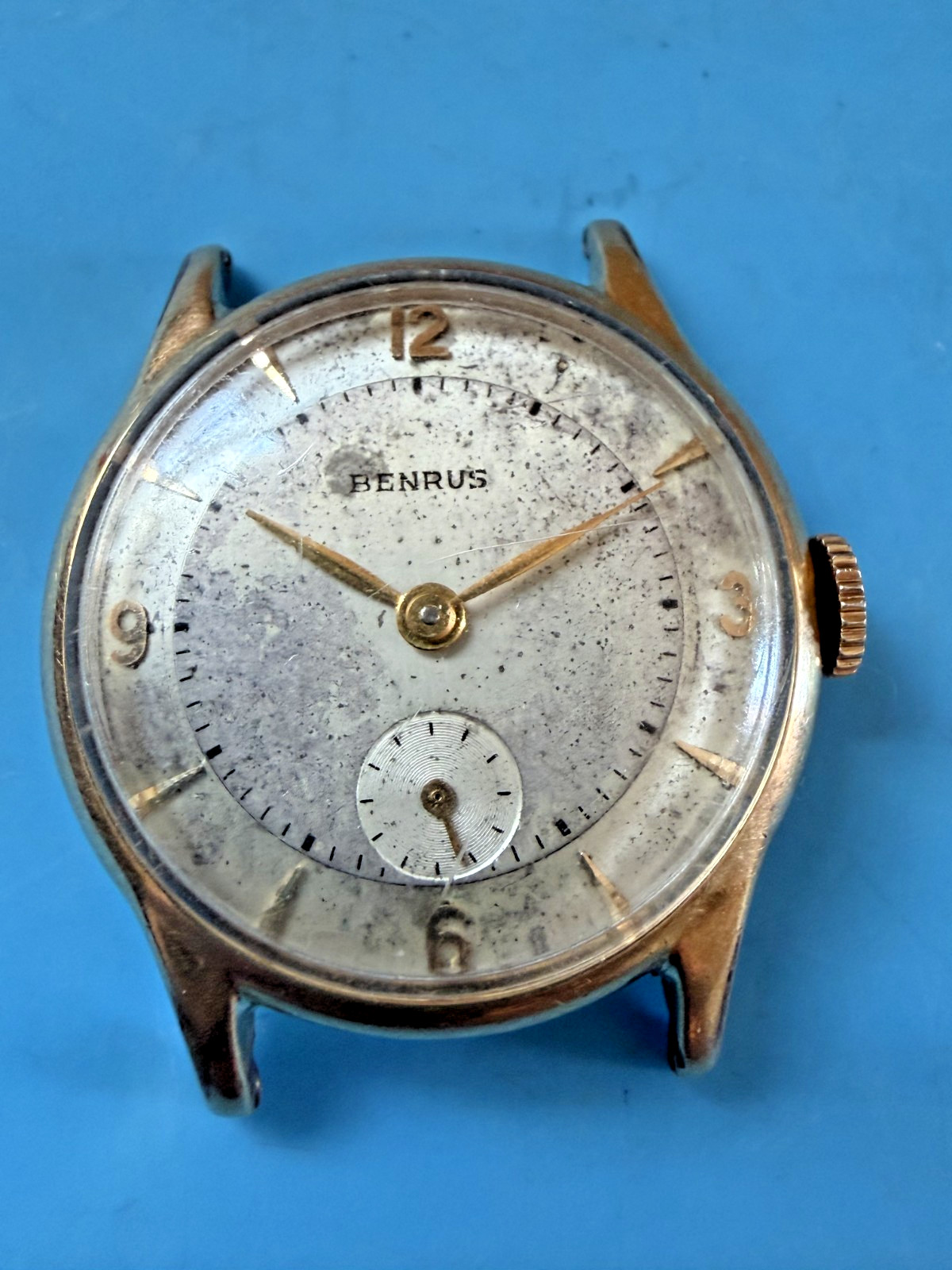 Vintage Benrus 17J BB14 Mechanical Watch Gold Filled – Running
