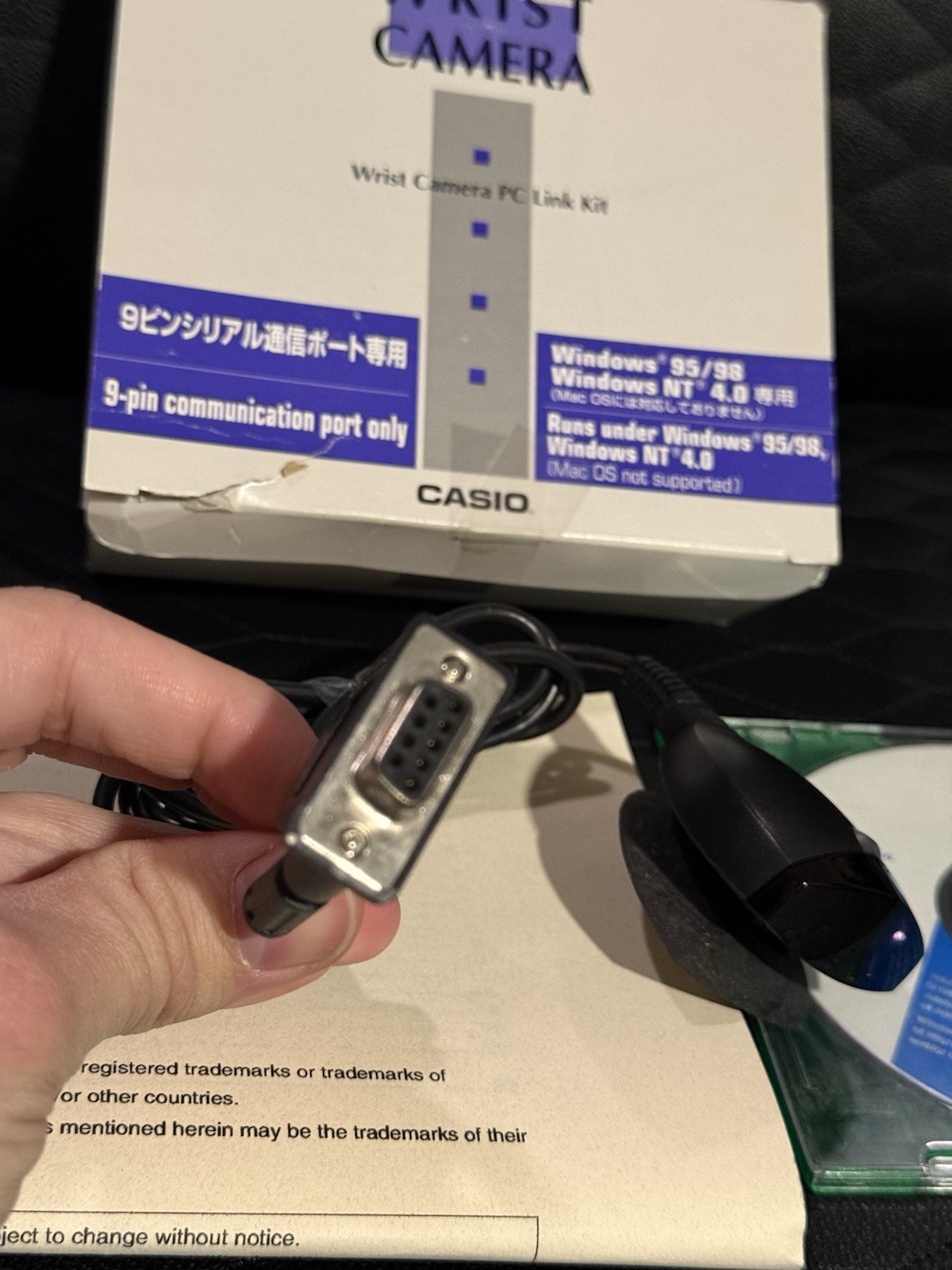 Casio Camera Wrist Watch 2220 + Transfer Cable