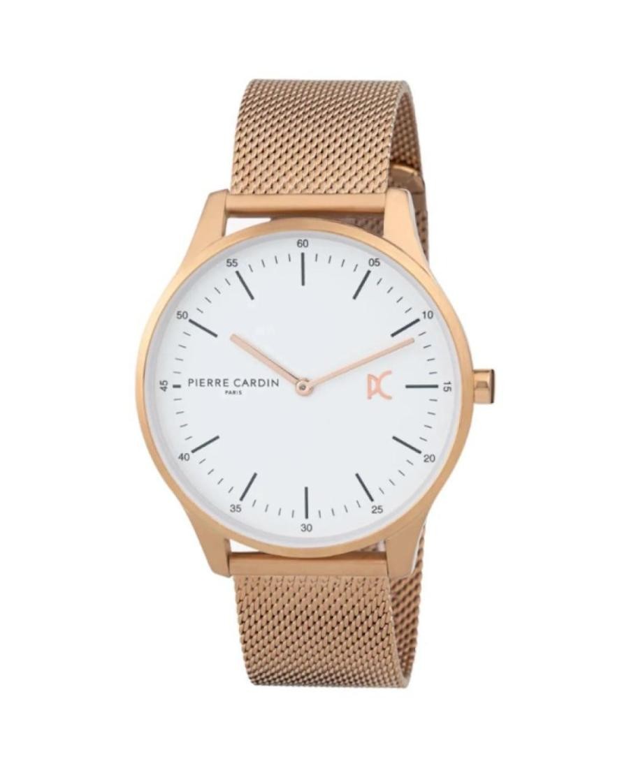 PIERRE CARDIN Men Analog Quartz Casual Watch Classic Dress White Dial Waterproof