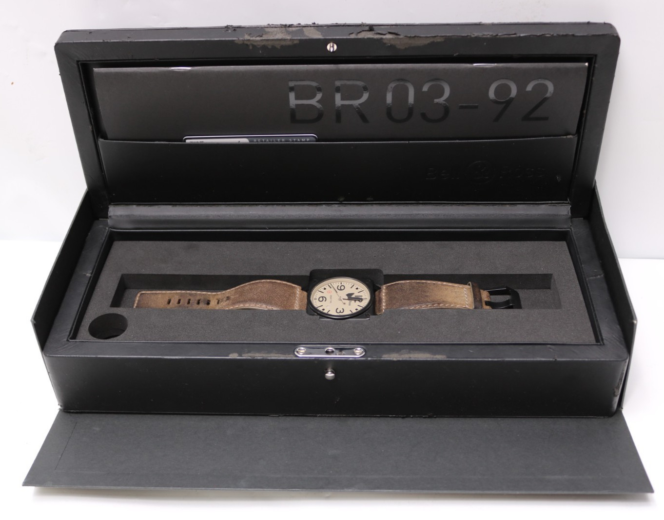 Bell & Ross BR03-92 Desert Type 42mm Matte Black Ceramic Automatic Date Watch