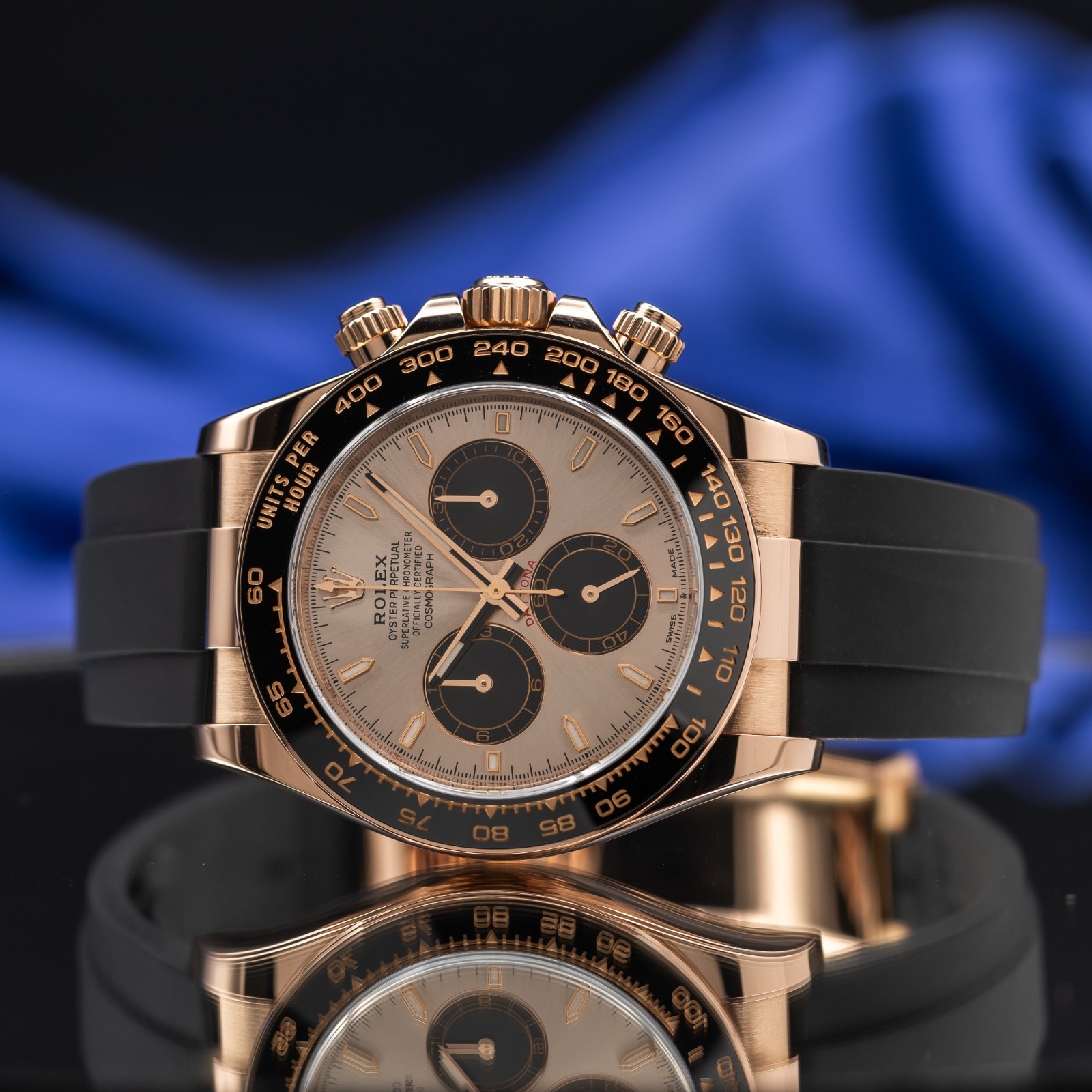 ROLEX Daytona Cosmograph Rose Gold Sundust Dial 126515LN