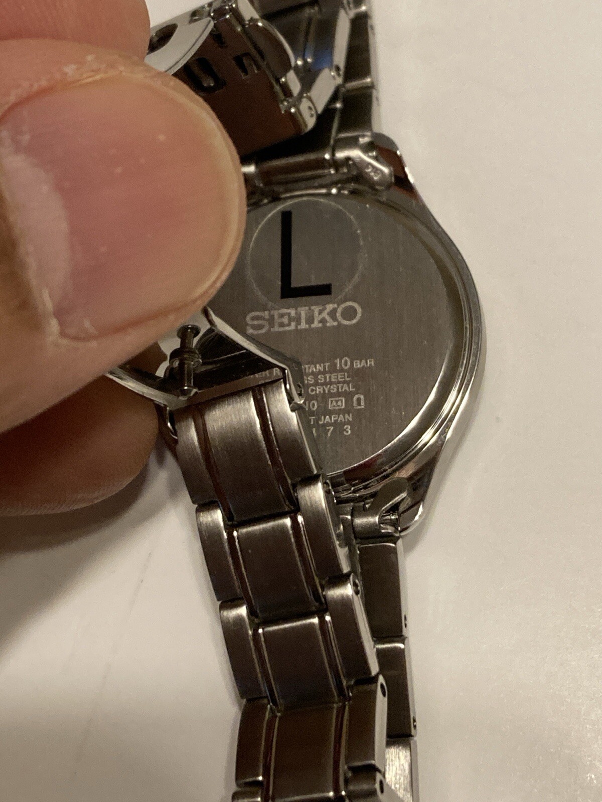 Seiko SUR425 LDS Womens Watch Water Resistant 10Bar SS Sapphire Crystal Japan