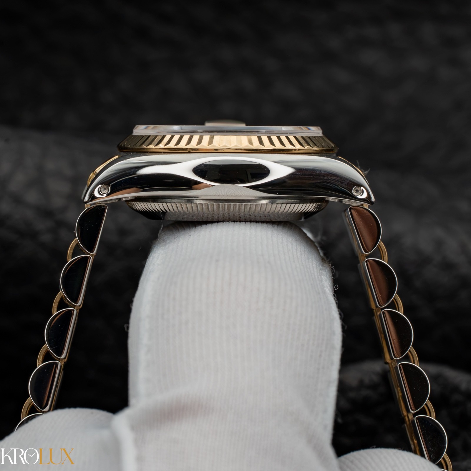 1982 Rolex Lady-Datejust 26mm Two-Tone Linen Dial 69173