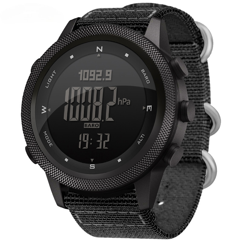 Digital Military Army Sports Watch Waterproof 50M Altimeter Barometer Wristwatch