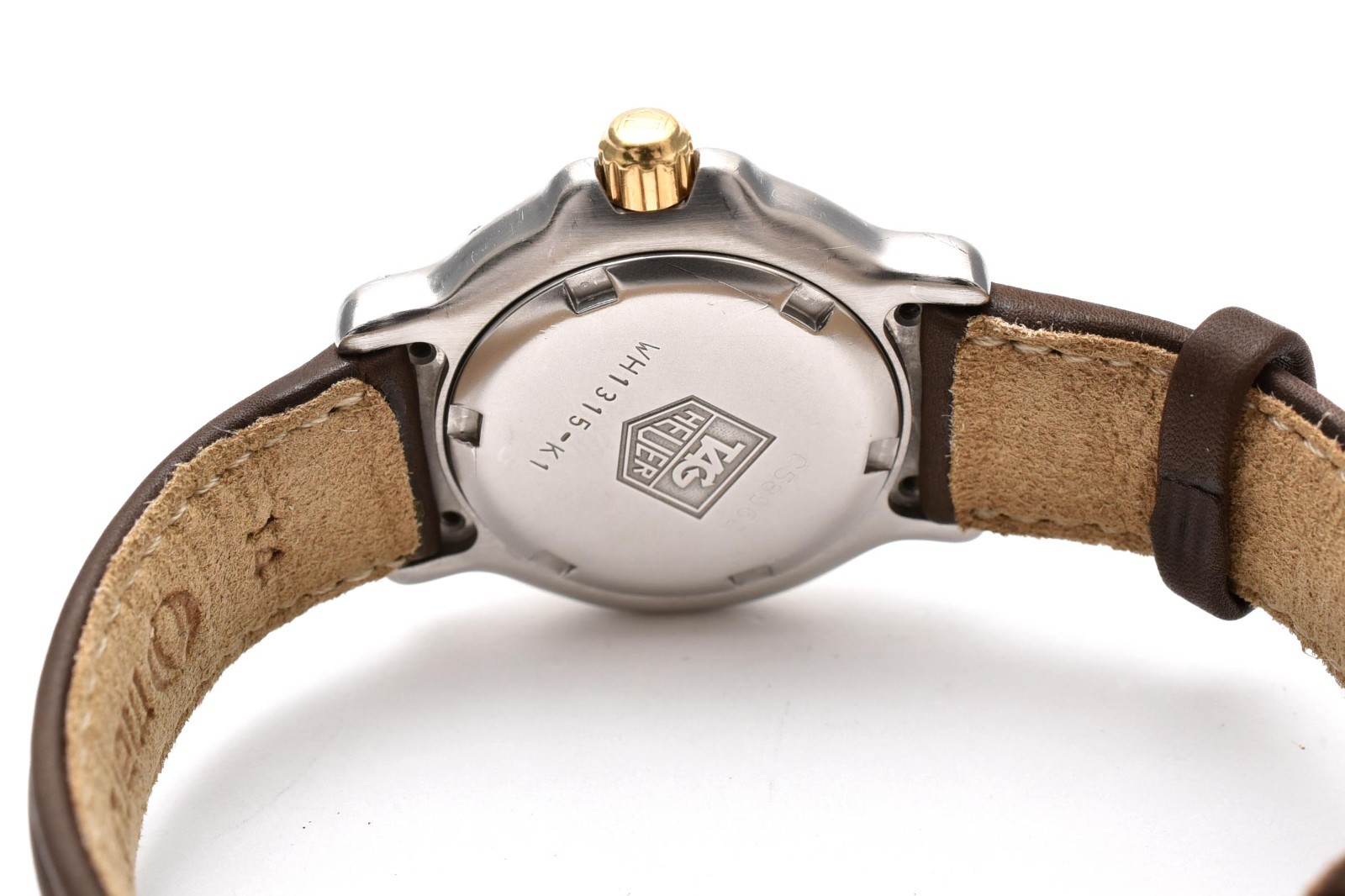 Vintage [Exc+5] TAG Heuer 6000 Pro 200m WH1315-K1 Quartz Blue Dial Women’s Watch
