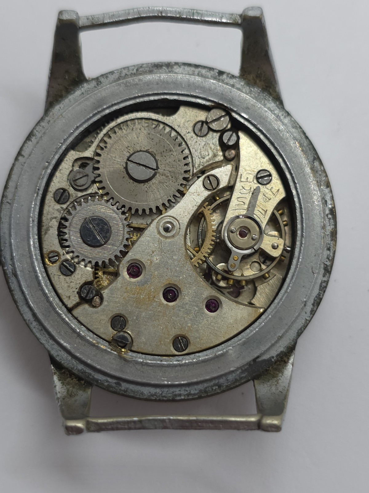 Vintage Fidus Military WWII Watch Movement Cal. Cupillard 233 Good Balance Sprin