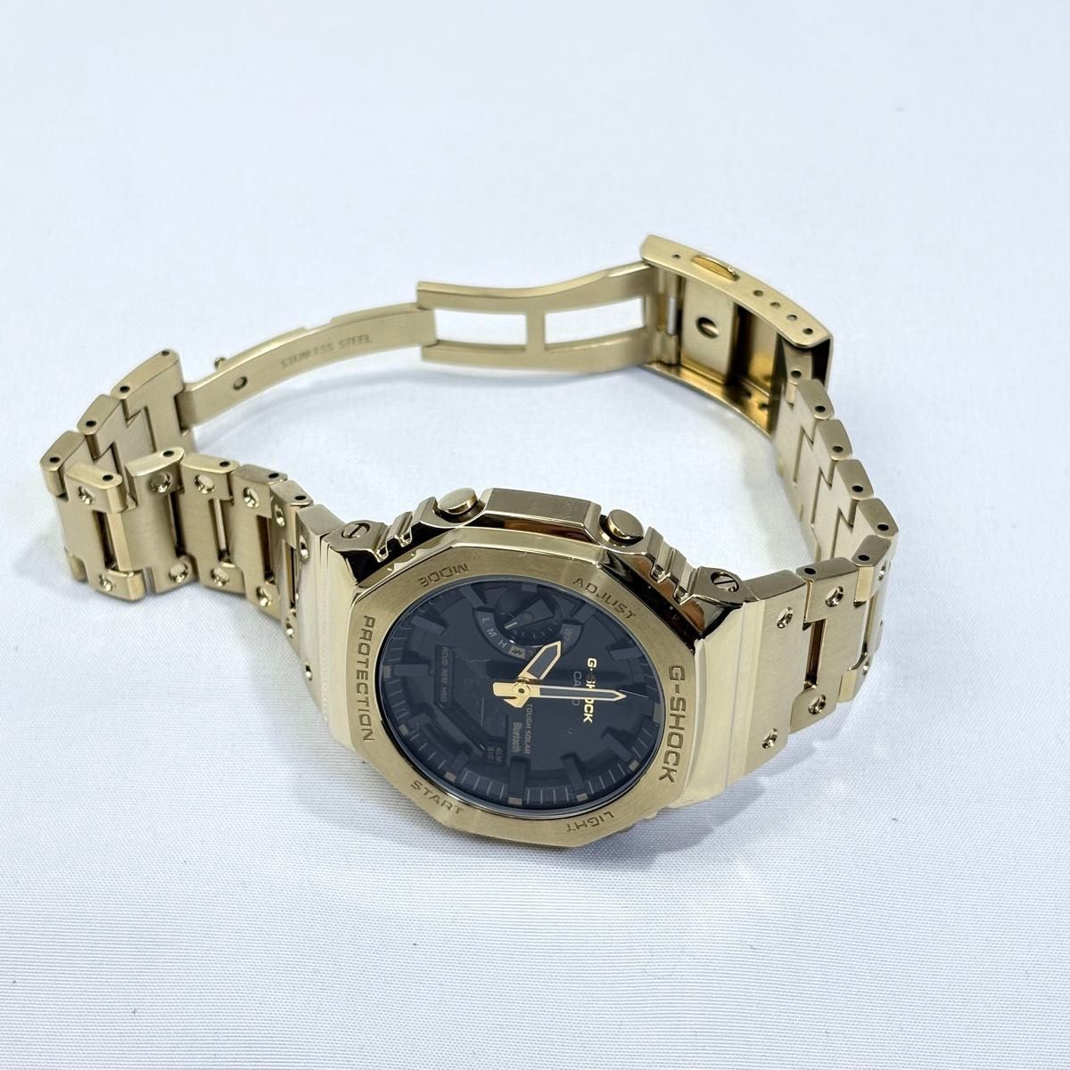 GM B2100GD 9AJF CASIO G-Shock Full Metal Yellow Gold IP Solar Charging No.1569