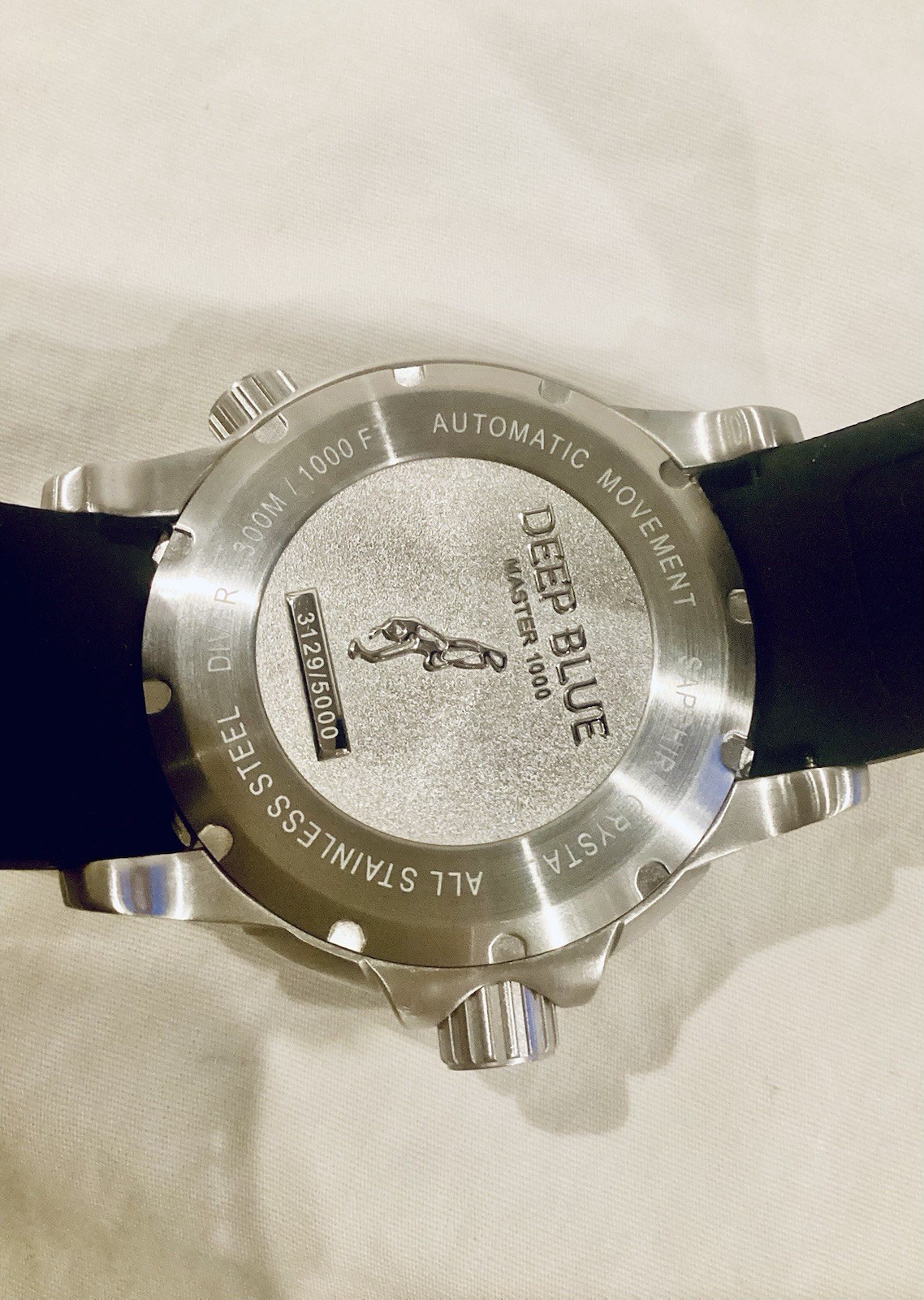 Deep Blue Automatic Precision Diver Master 1000 (3129 of 5000) 44mm Dive Watch