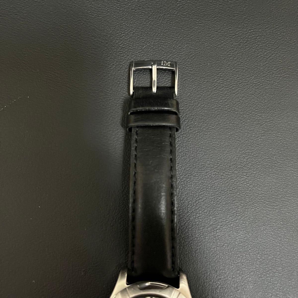 SEIKO 5 Sports 7S36-00B0 38mm See-Through Back 10ATM MORELLATO Leather Strap