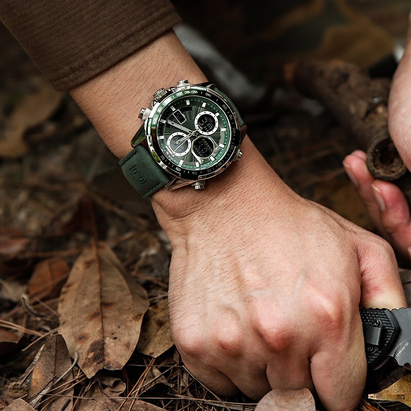 NAVIFORCE Waterproof Men Military Watch Luxury Sports Multifunctional Wristwatch