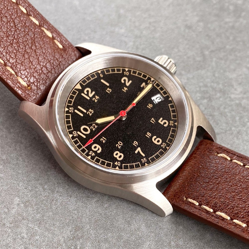 200M Dive 36mm Mechanical Japan NH35A Men Watch Pilot Sapphire Luminous Montres