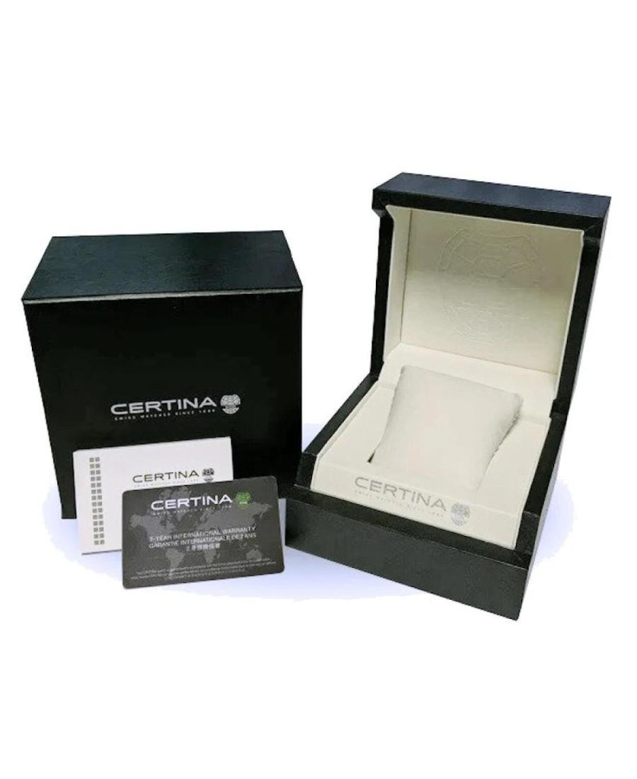 CERTINA Men Analog Quartz Casual Watch Classic Dress Blue Dial Waterproof Round