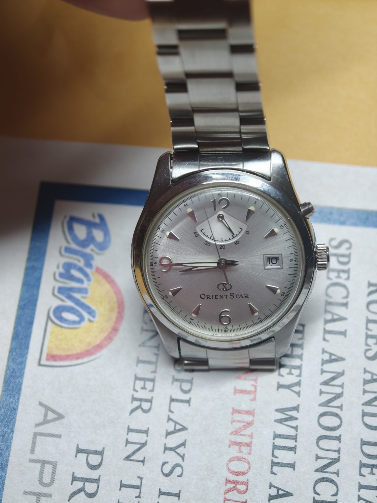 Orient Star JDM Power Reserve Automatic WZ0251EX Vintage 38.5mm Box EX0C Cal46