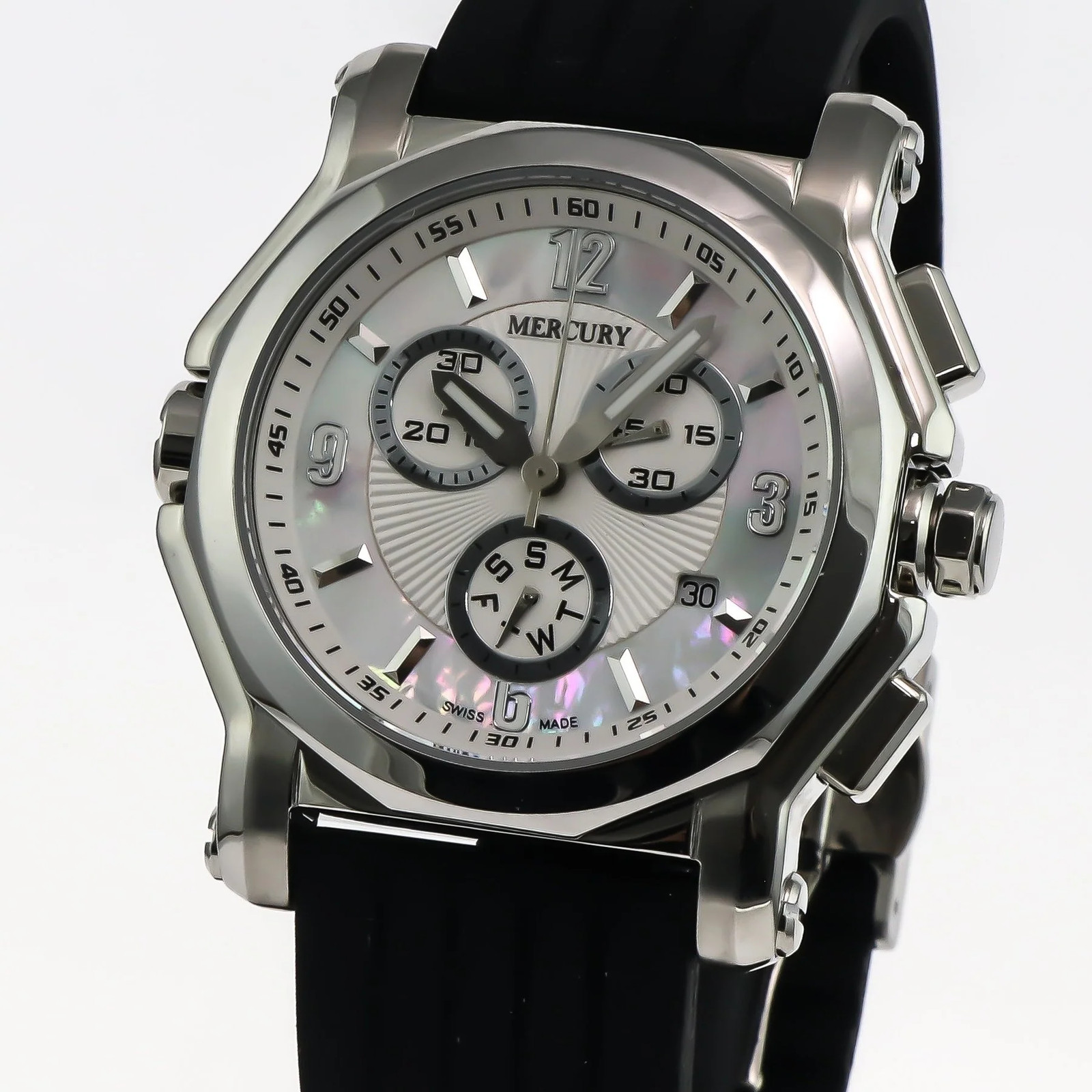 Mercury – Swiss Chronograph Swiss Quartz 42.5mm. ME1075 30m (3 ATM, 100 ft)