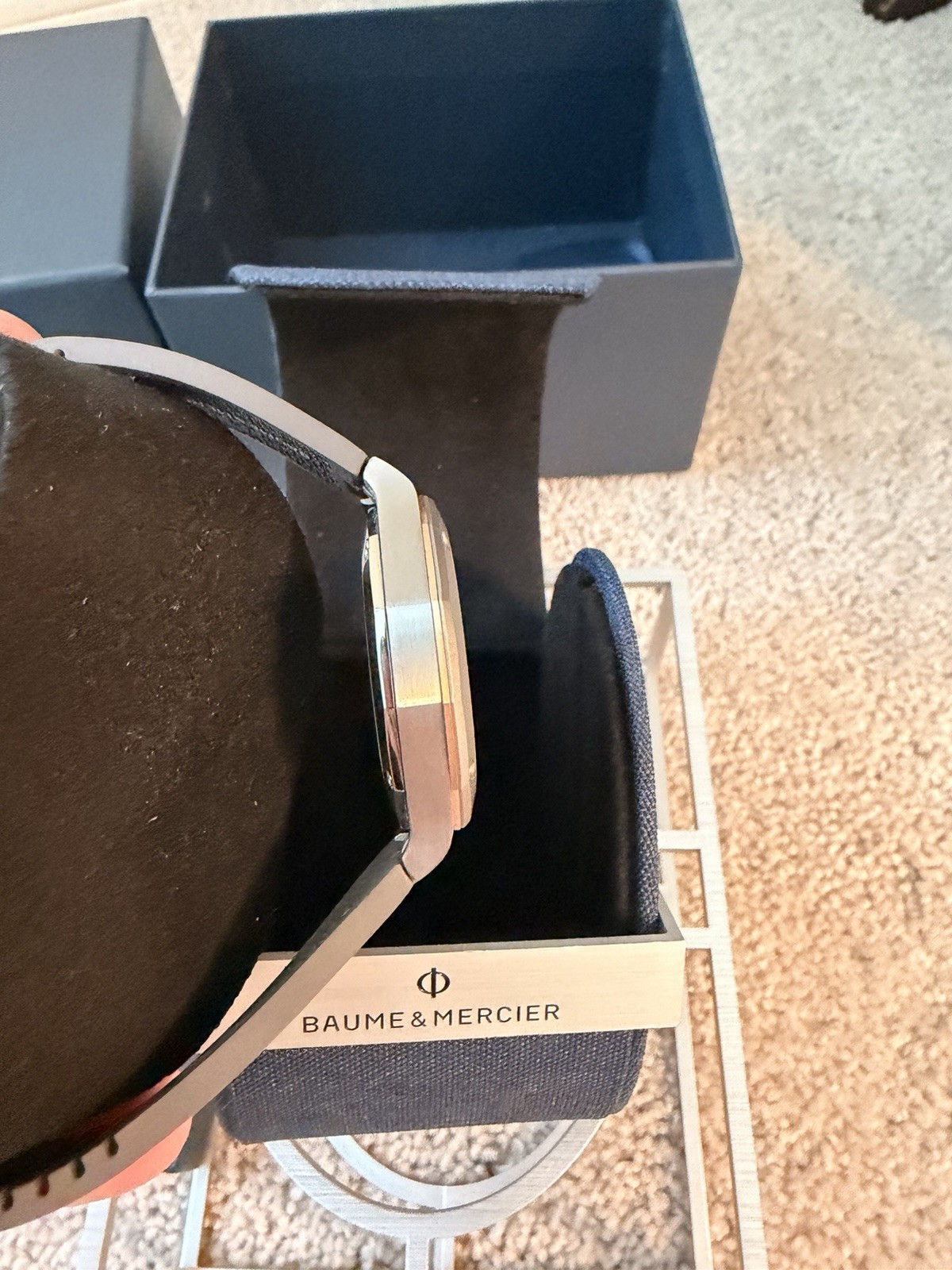 Baume & Mercier Riviera Smokey Gray Unisex Adults Watch – M0A10720