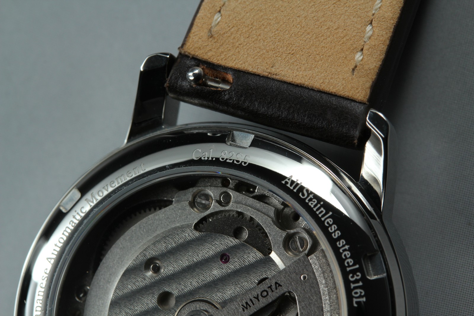 [MINT Box] KUOE KYOTO OLD SMITH 90-007﻿ Silver Brown Automatic Men’s Watch JAPAN