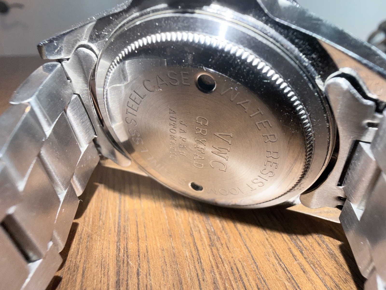 Vague Watch Co. Gray Fade Submariner Style Watch Full Kit