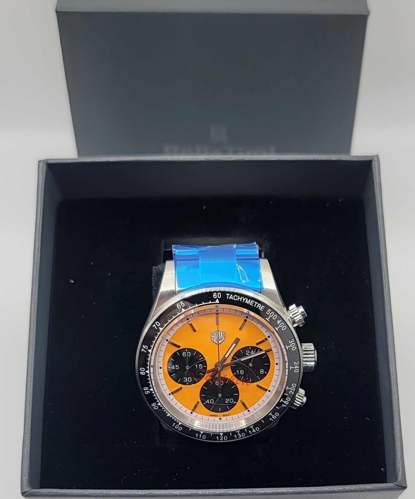 RollsTimi RT7931 VK63 Quartz Stainless Steel Chronograph Watch. US Seller!!!!