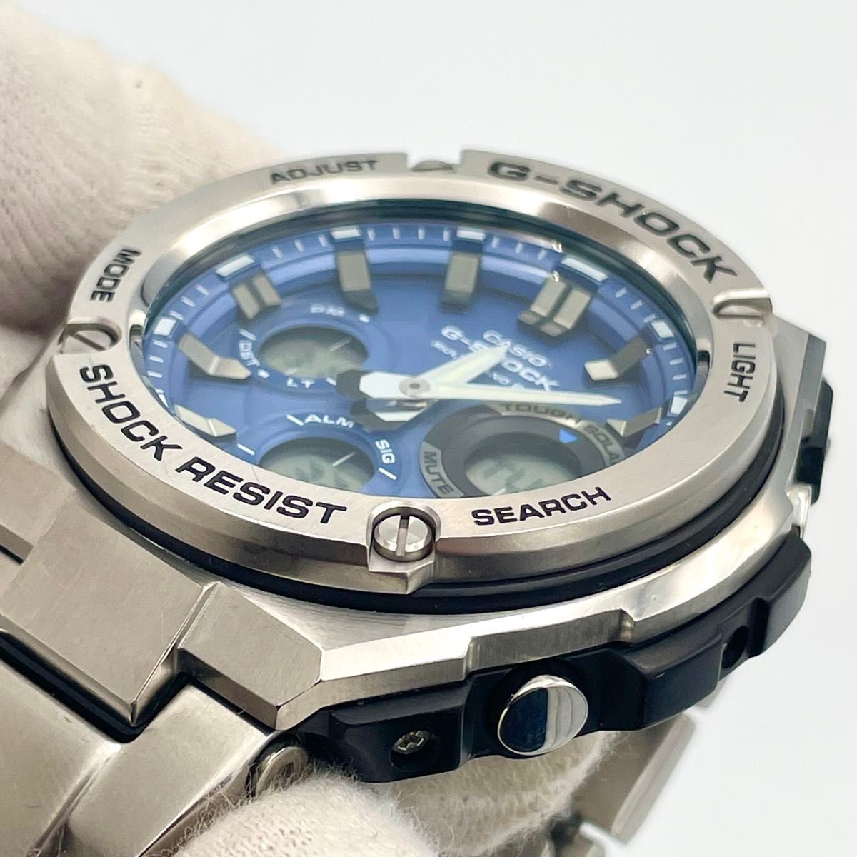 Rare Color CASIO G SHOCK wristwatch Blue GST W110D 2AJF Working