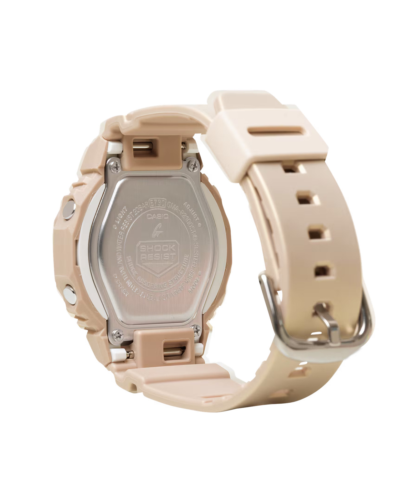 CASIO G-SHOCK GMA-P2100ST-9A Beige Matte Metallic Analog Digital Women Watch