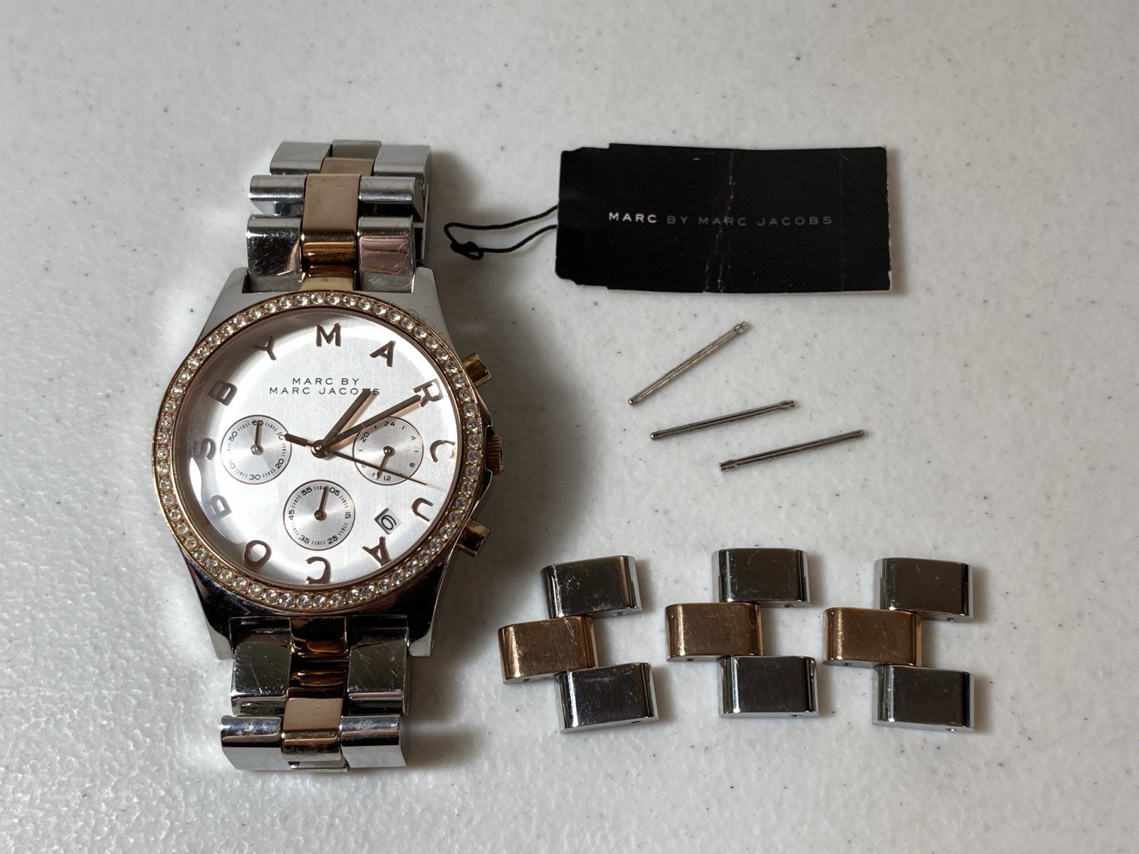 Marc By Marc Jacobs MBM3106 Women’s Multi-Function Quartz Watch **READ**