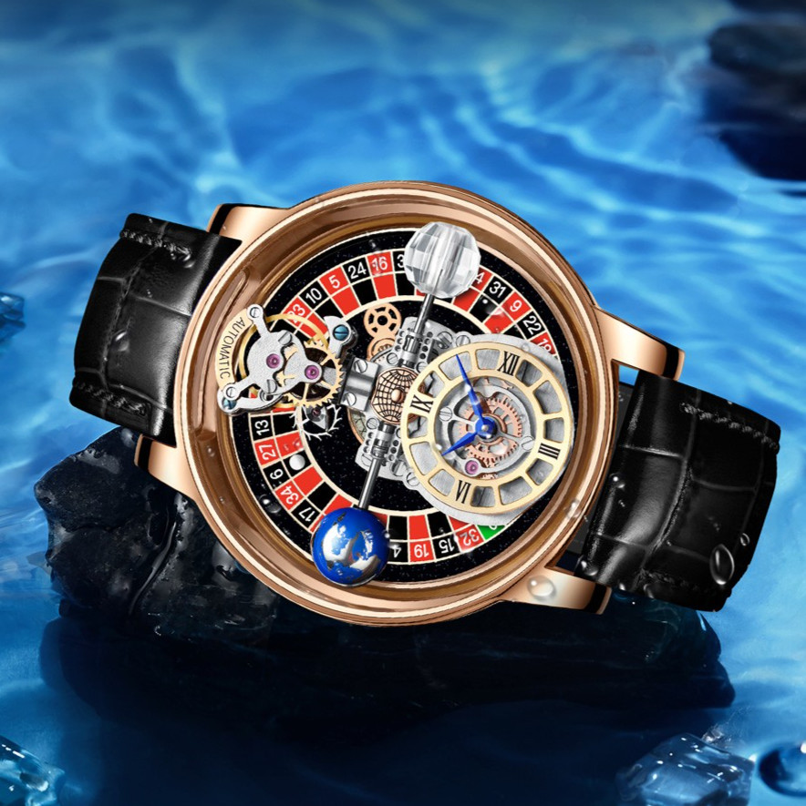 2024 PINDU Men’s Quartz Watch Celestial Series Personality Leisure Formal