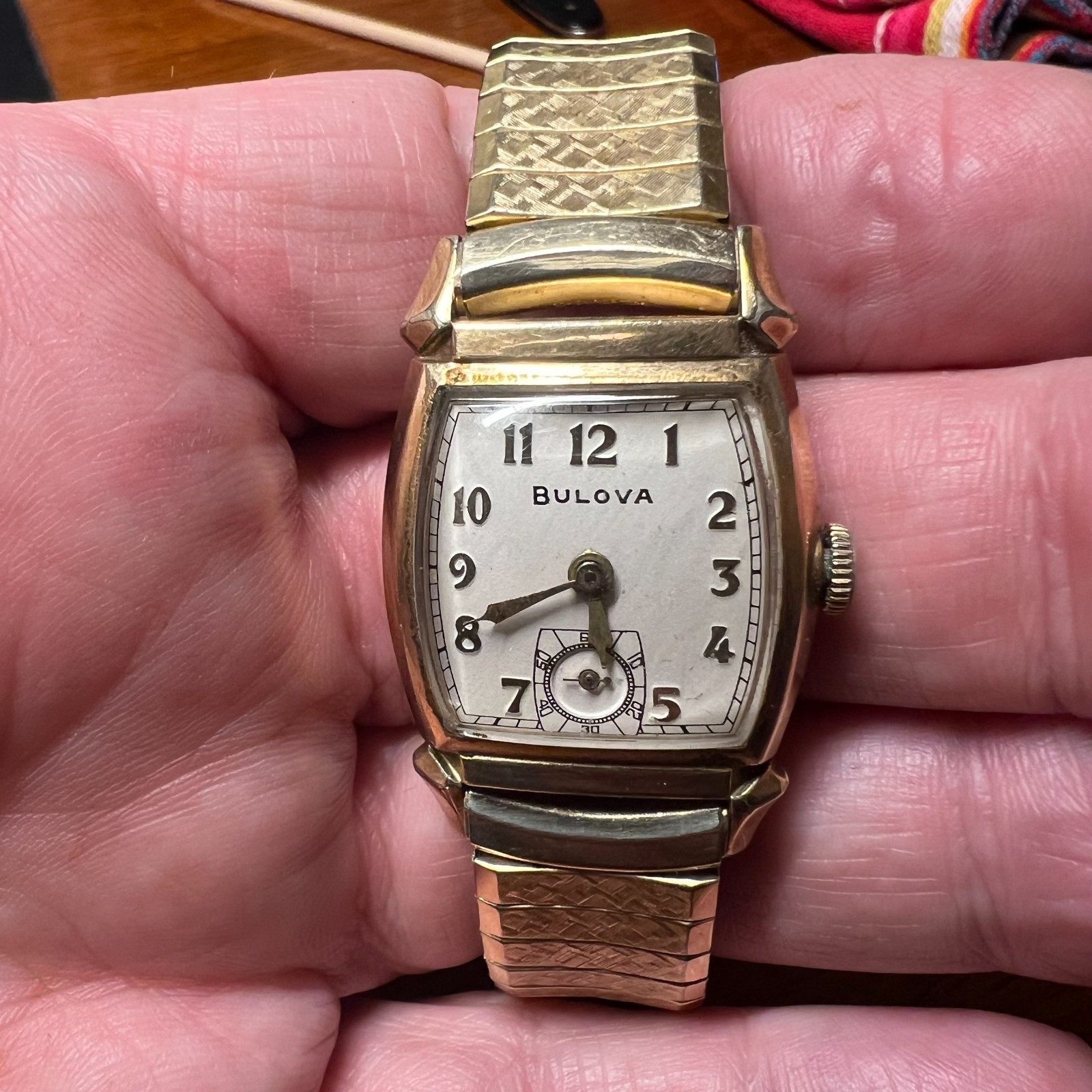 Vintage Bulova Lieutenant, WWII, Inscribed “From Mother and Father Dec 3 1941”