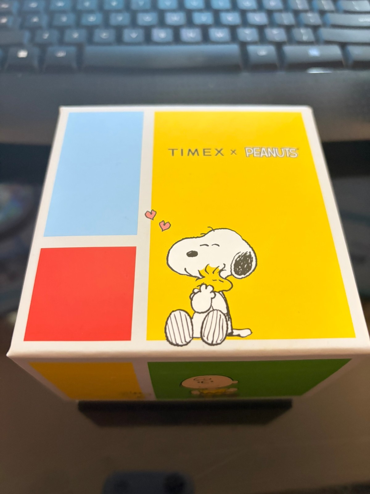 Peanuts® x Timex Marlin® Snoopy Pickleball 40mm Leather Strap Watch TW2Y50500