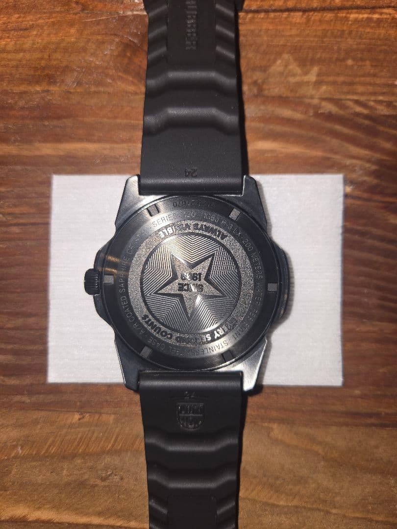 LUMINOX Ref.3121 Blackout Pacific Diver 3120 44mm Black SS Quartz Watch