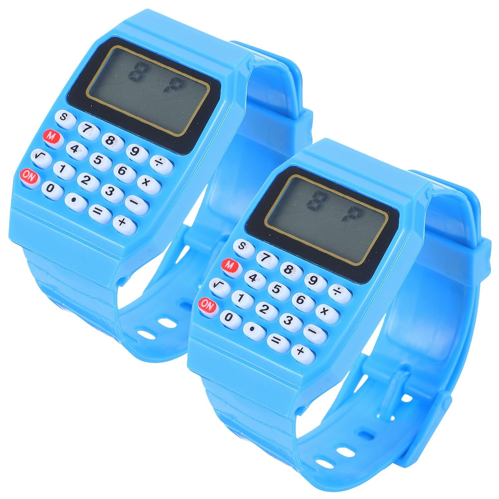 Calculator Watch Digital Watch Wrist Geometric Operation Watch Financial Calc…