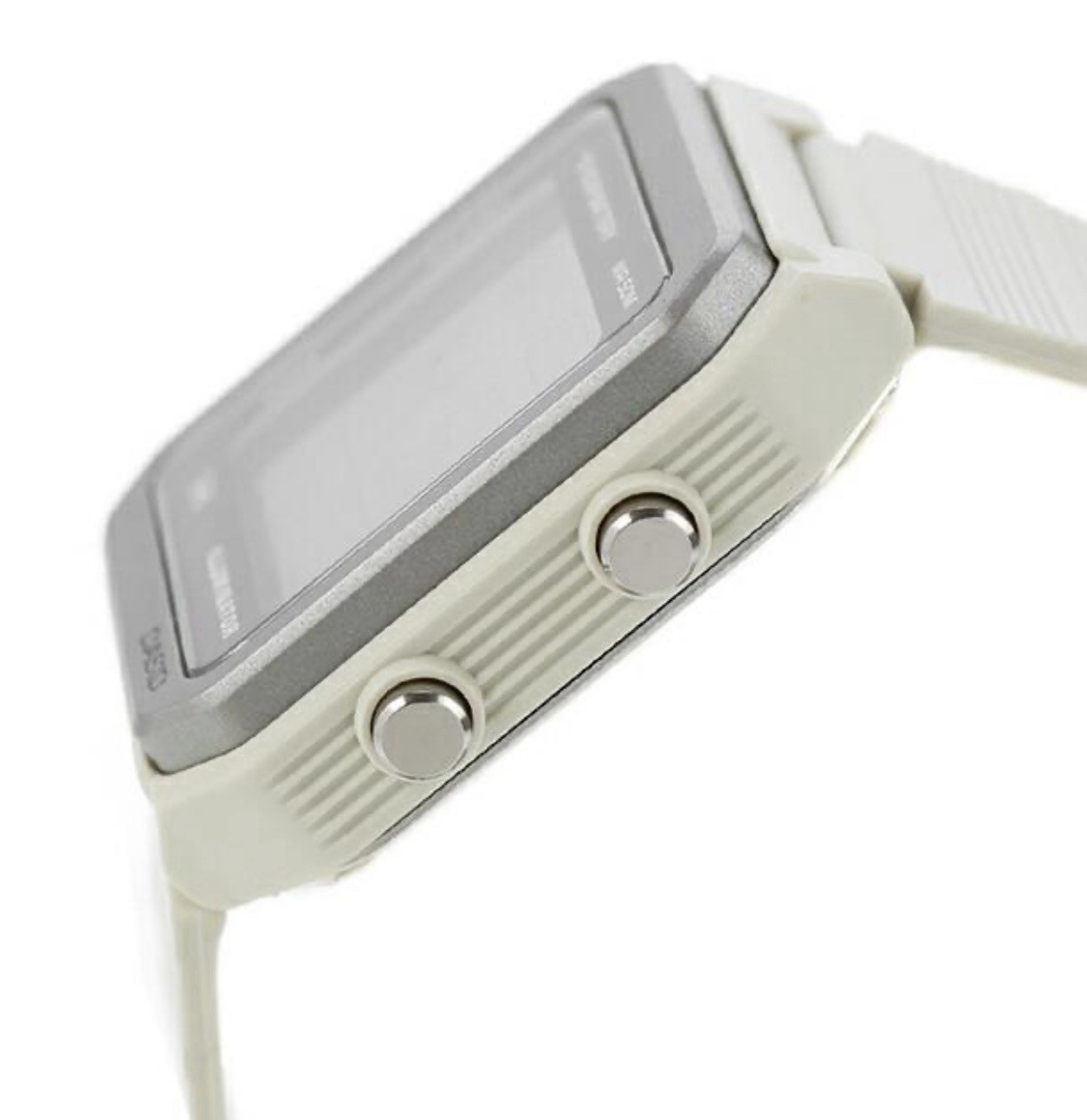 Casio Collection Standard W221H-1AV Ivory 10-year Battery Flash Alert World Time