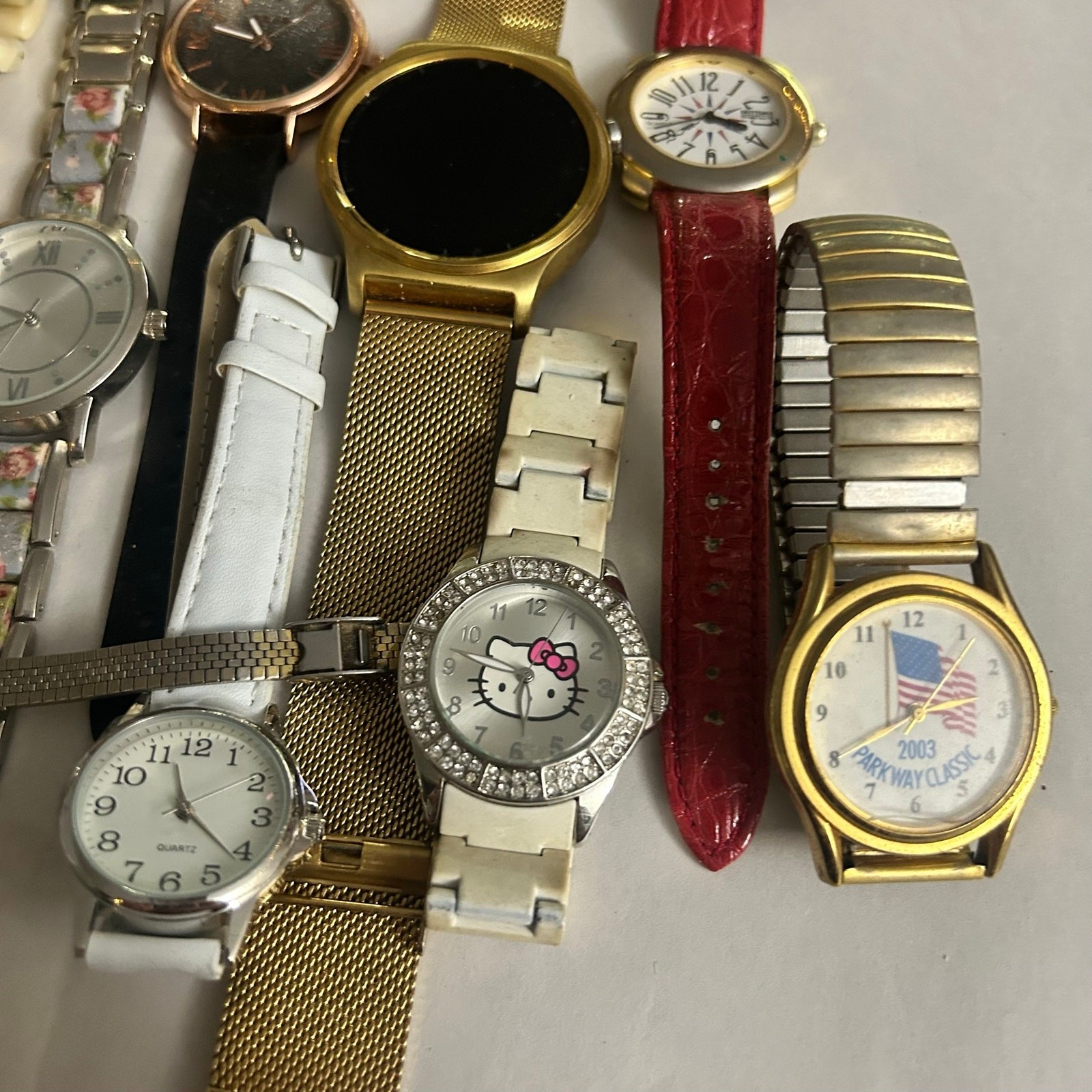 Assorted Watches Used Not Working For Parts Or Pieces lot 16