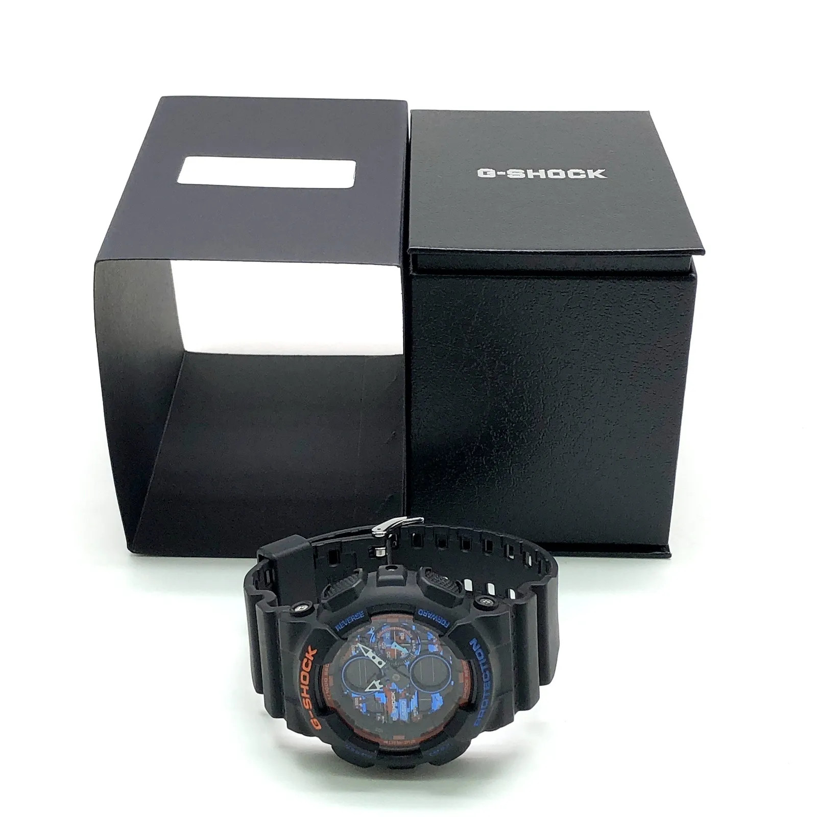 G-SHOCK GA-140CT-1A City Camouflage Series Big Case Black Blue Orange Released F