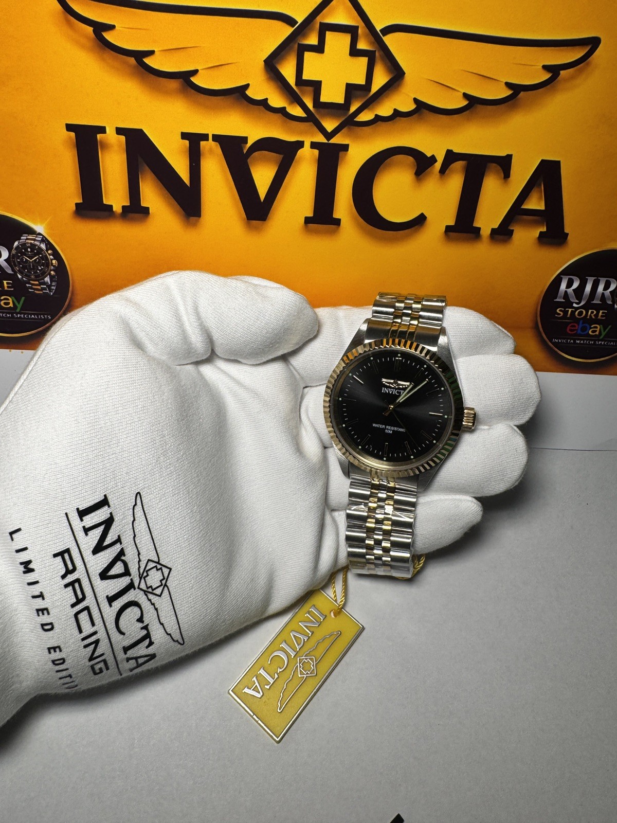Invicta Specialty Men’s Watch – 43mm, Steel, Gold (29377)