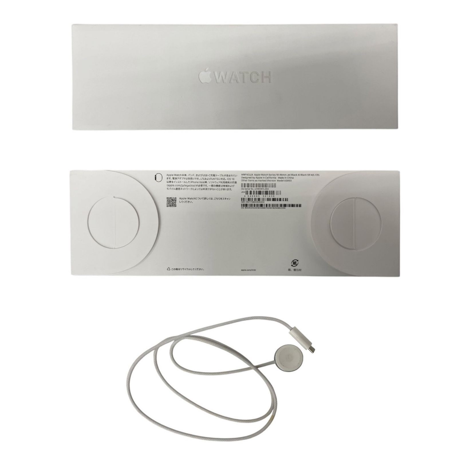 Apple ( ) Apple Watch Series 10 Aluminum 46mm Cellular SB MWY431 A Jet Black Ele