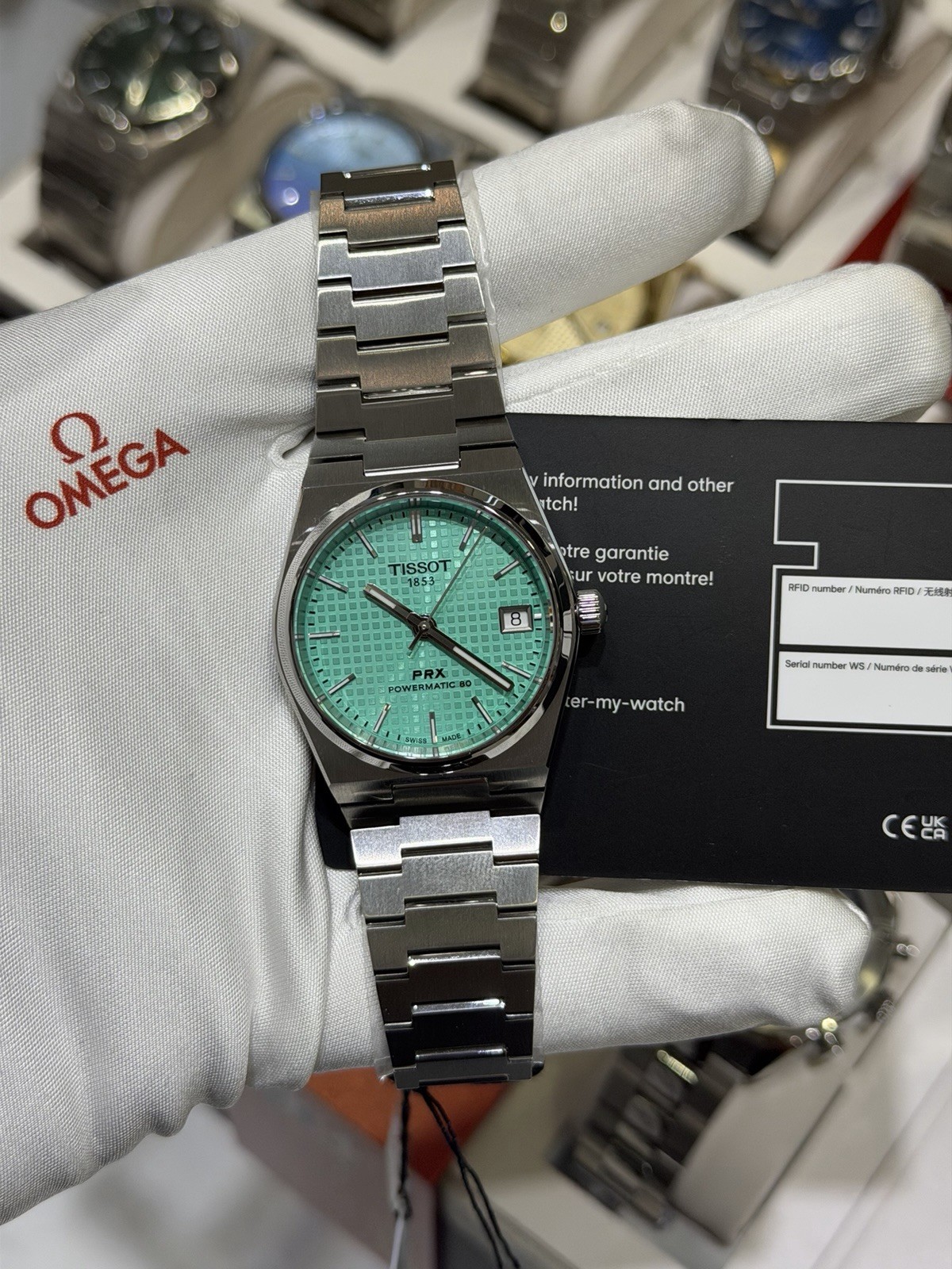New Tissot PRX Powermatic 80 Mint Green Women’s 35MM Watch T137.207.11.091.01