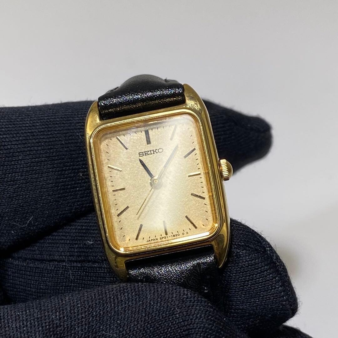 SEIKO Wristwatch Dress Formal Slim Vintage Authentic From Japan