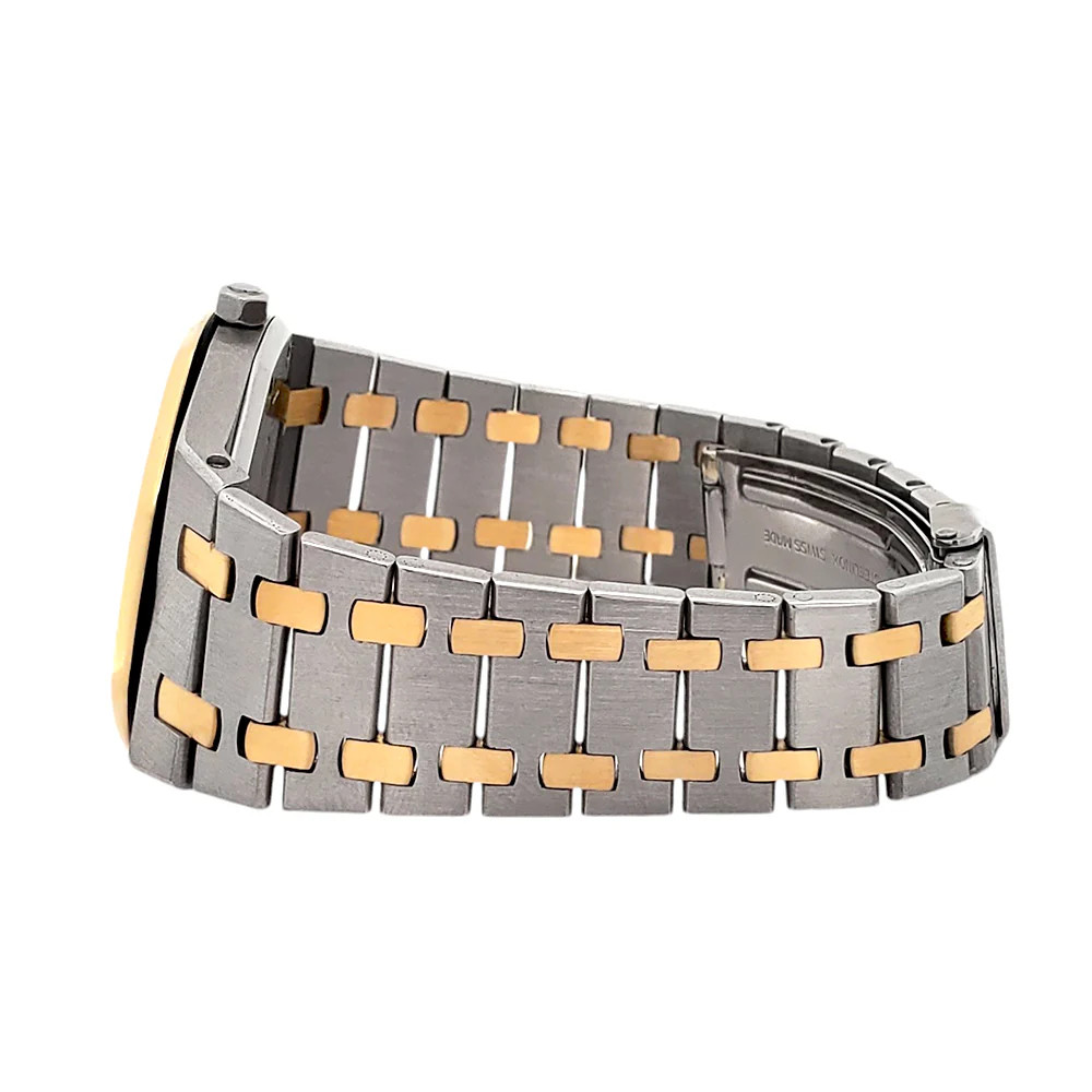 Audemars Piguet Royal Oak Grey Tapisserie Yellow Gold/Steel 35mm Watch SA14486