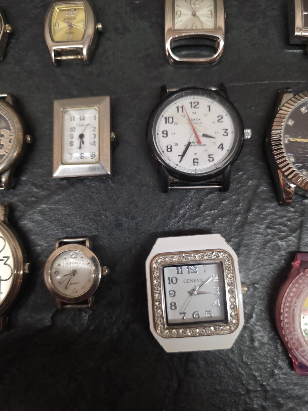 Lot Of 27 Wristwatches No Bands Untested See Pics Anne Klein Timex Seiko