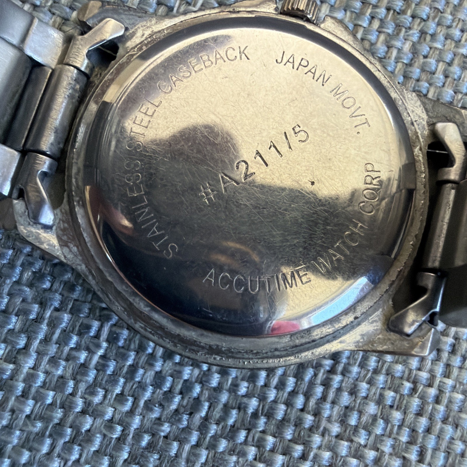 United States Navy Silvertone Watch Untested READ