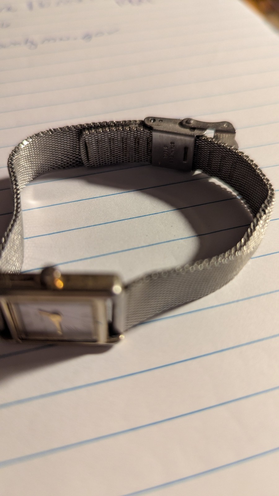 Vintage Two-toned Skagen Ladies’ Dress Cocktail Mesh Band Watch Not tested