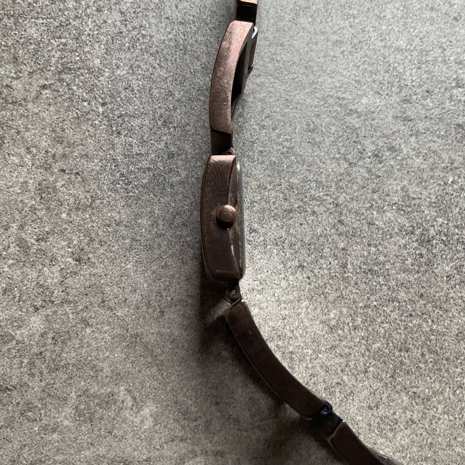 Fossil Bronze Tone Women’s Quartz Analog Watch ES-1906 – Runs Great Bin S