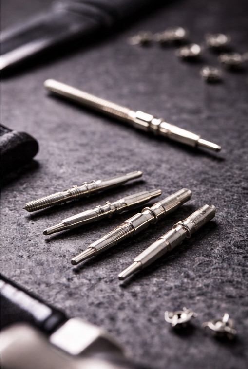 HMT 10 1/2 Stainless Steel Watch Stem Replacement Winding Shaft Repair Part