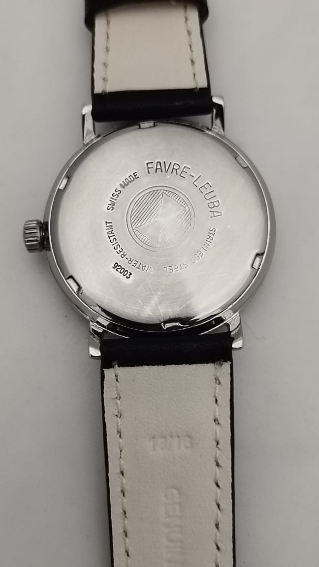 Favre Leuba Geneva Sea-chief Date-winding Men’ Watch Swiss Made Blue Dial 92001