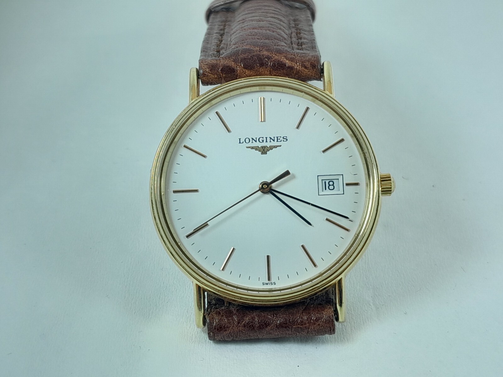 VINTAGE LONGINES GLASSIC QUARTEZ MEN’S WATCH L4.720.2 WORKING