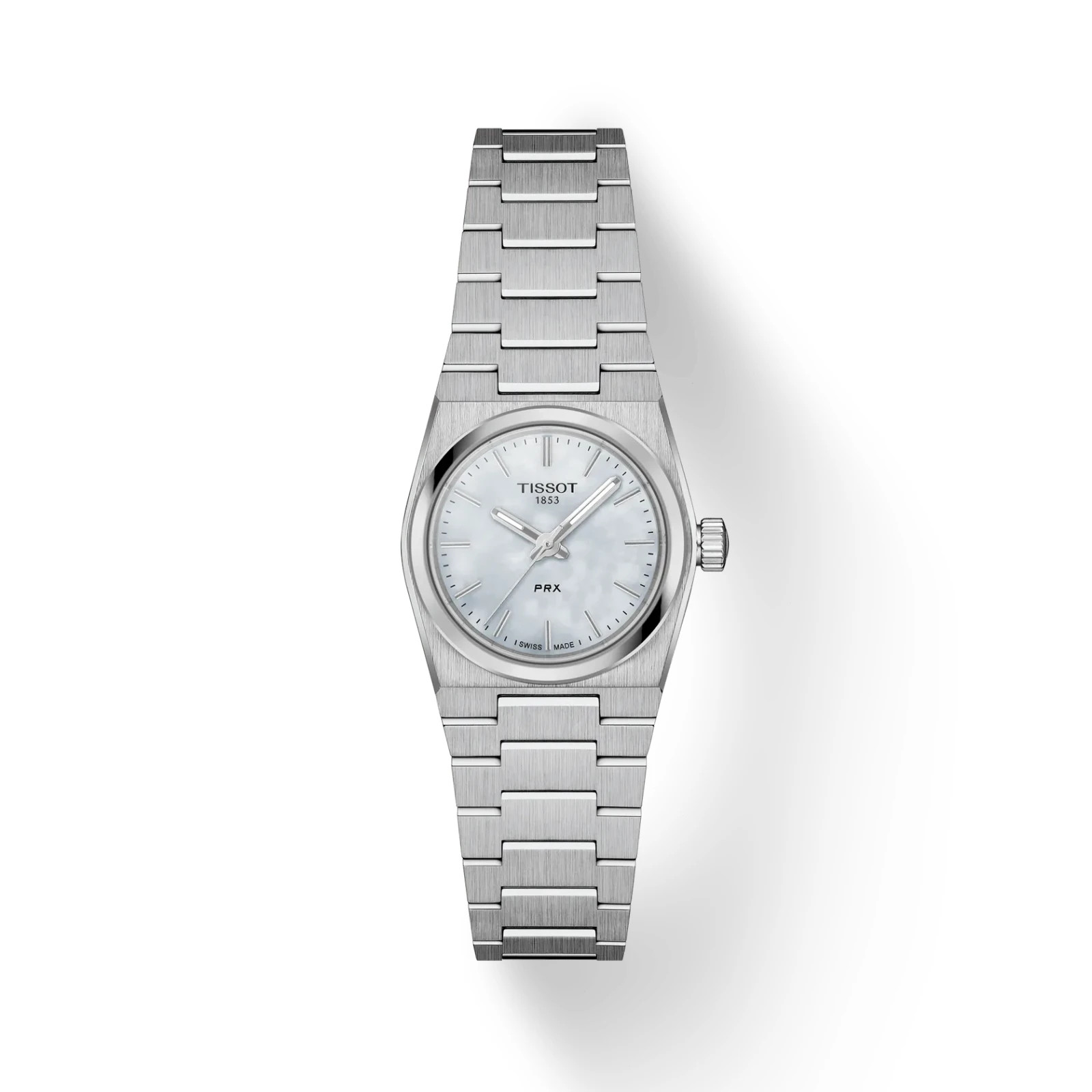 Tissot PRX 35mm Quartz White Dial and Grey Bracelet Men’s Watch T1370101111100