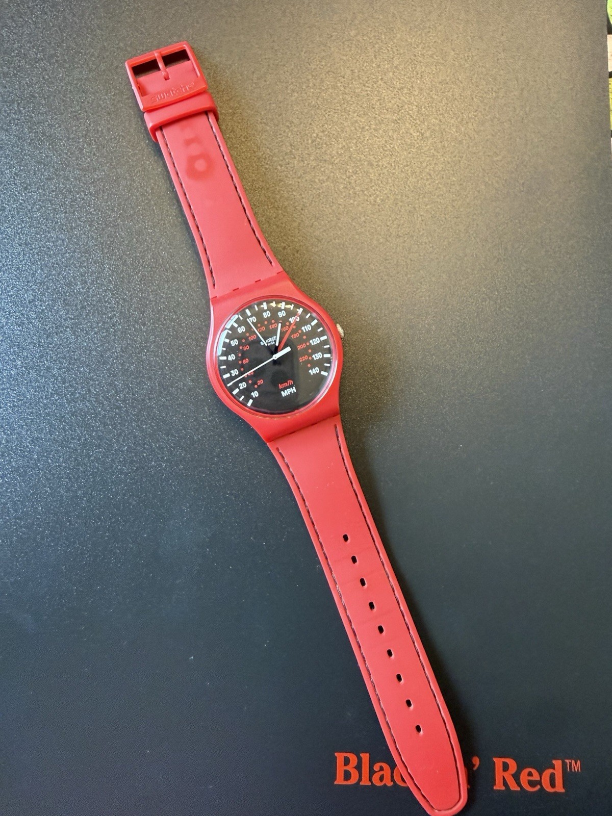 For sale: Swatch Red Brake Watch