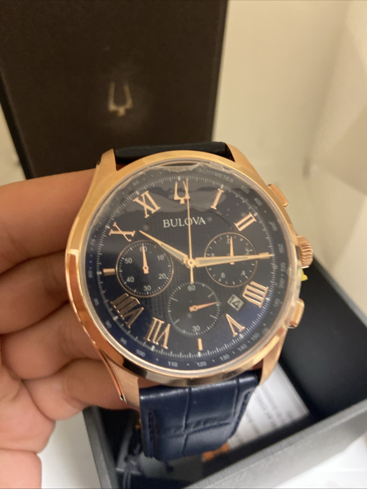 Bulova 97B170 Chronograph Wrist Watch for Men – Pillow Not Included As Seen
